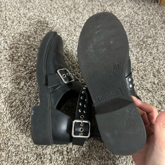 H&M Black Studs Shoes Size 6 - Picture 4 of 12